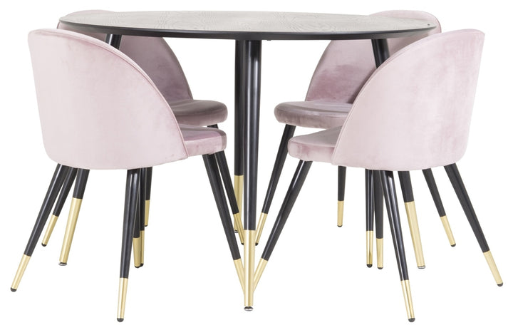 Dipp & Velvet Rund Matgrupp