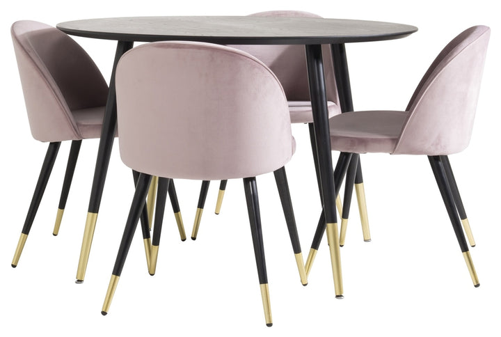 Dipp & Velvet Rund Matgrupp