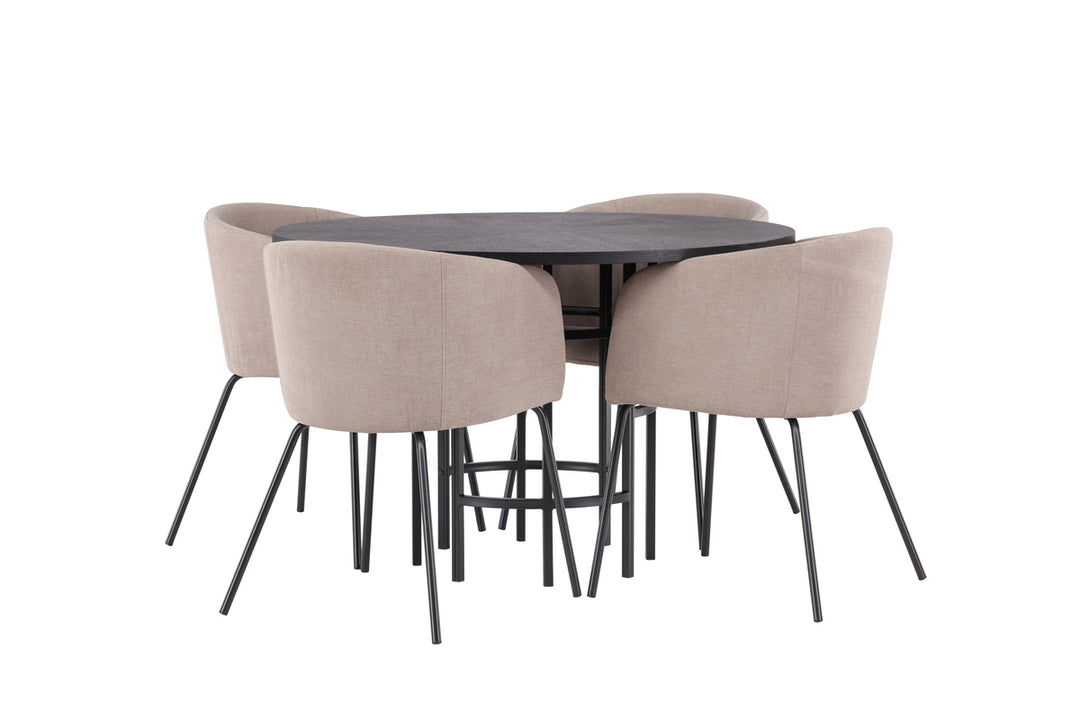 Berit & Copenhagen Matgrupp Beige/Svart