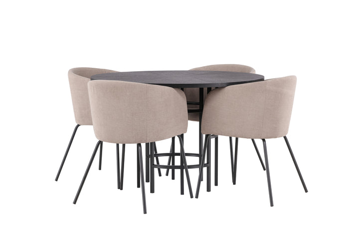 Berit & Copenhagen Matgrupp Beige/Svart