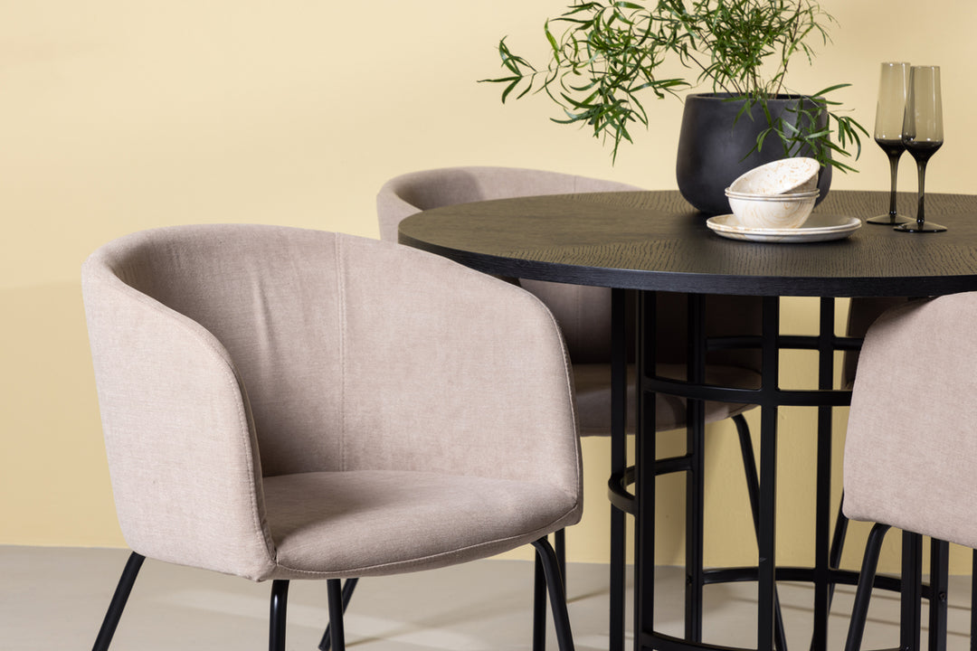 Berit & Copenhagen Matgrupp Beige/Svart