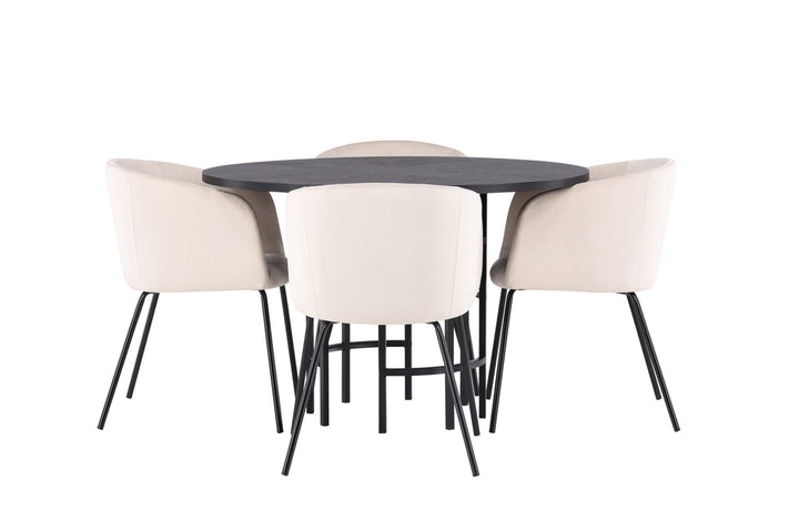 Berit & Copenhagen Matgrupp Beige/Svart