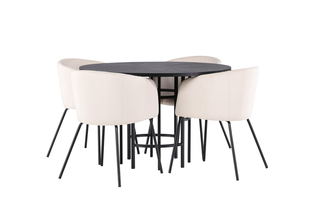 Berit & Copenhagen Matgrupp Beige/Svart