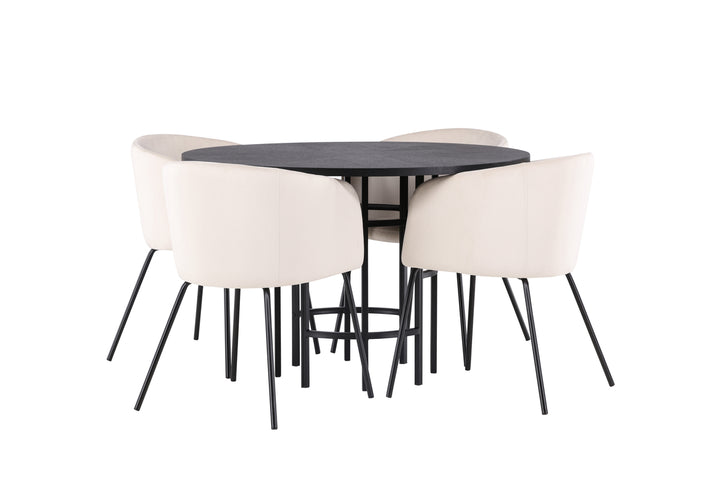 Berit & Copenhagen Matgrupp Beige/Svart