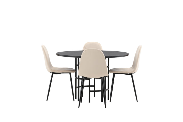 Polar & Copenhagen Matgrupp Beige/Svart