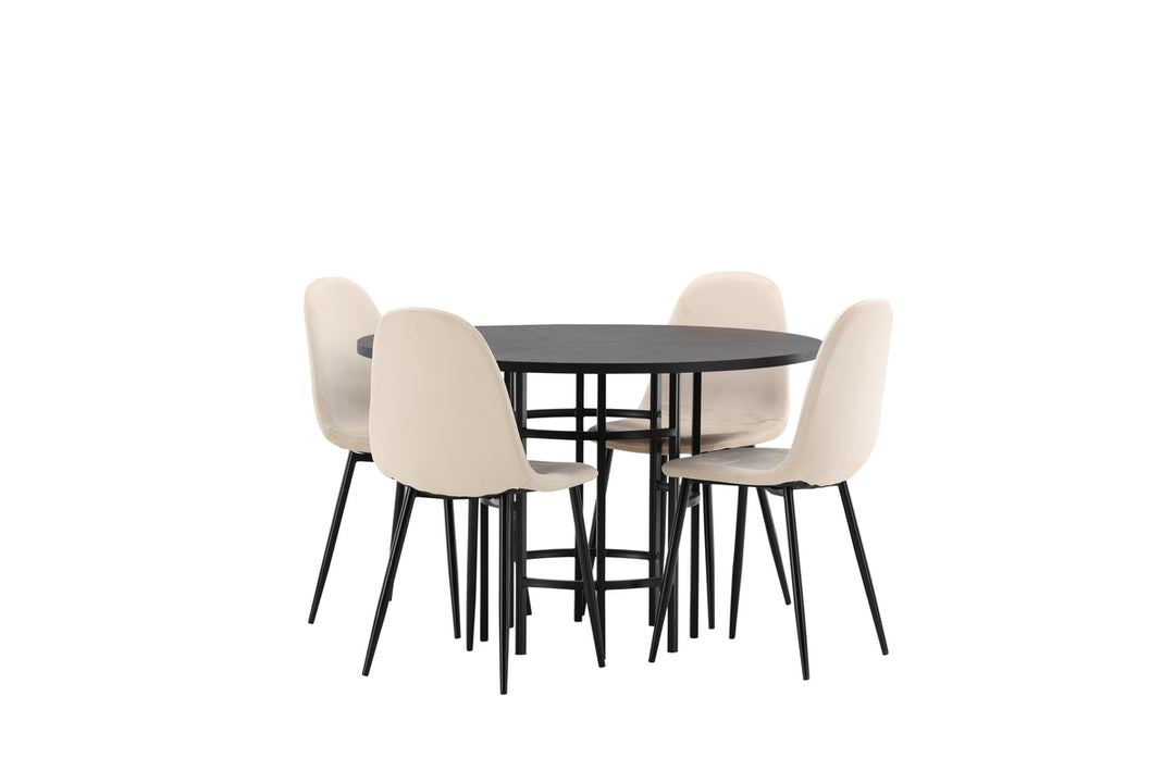 Polar & Copenhagen Matgrupp Beige/Svart
