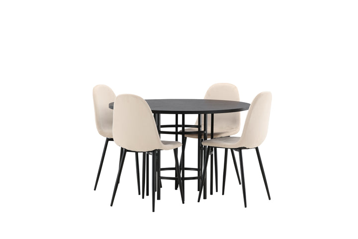 Polar & Copenhagen Matgrupp Beige/Svart