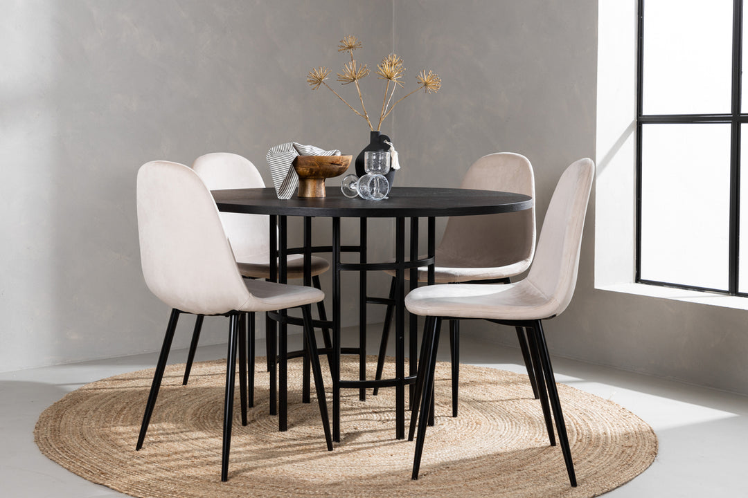 Polar & Copenhagen Matgrupp Beige/Svart