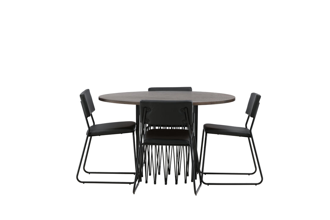 Kenth & Stone Matgrupp Svart/Mocka