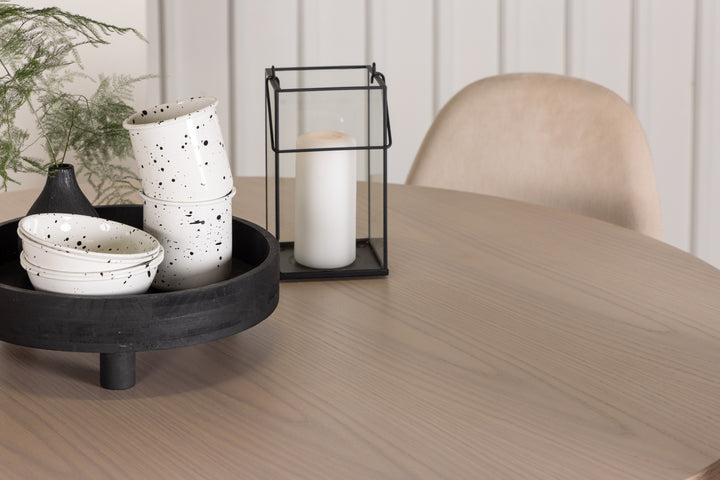 Polar & Olivia Matgrupp Beige/Vitputsad