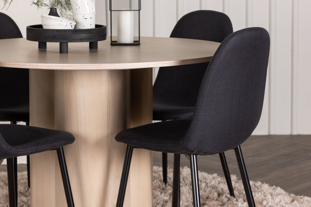Polar & Olivia Matgrupp Svart/Vitputsad