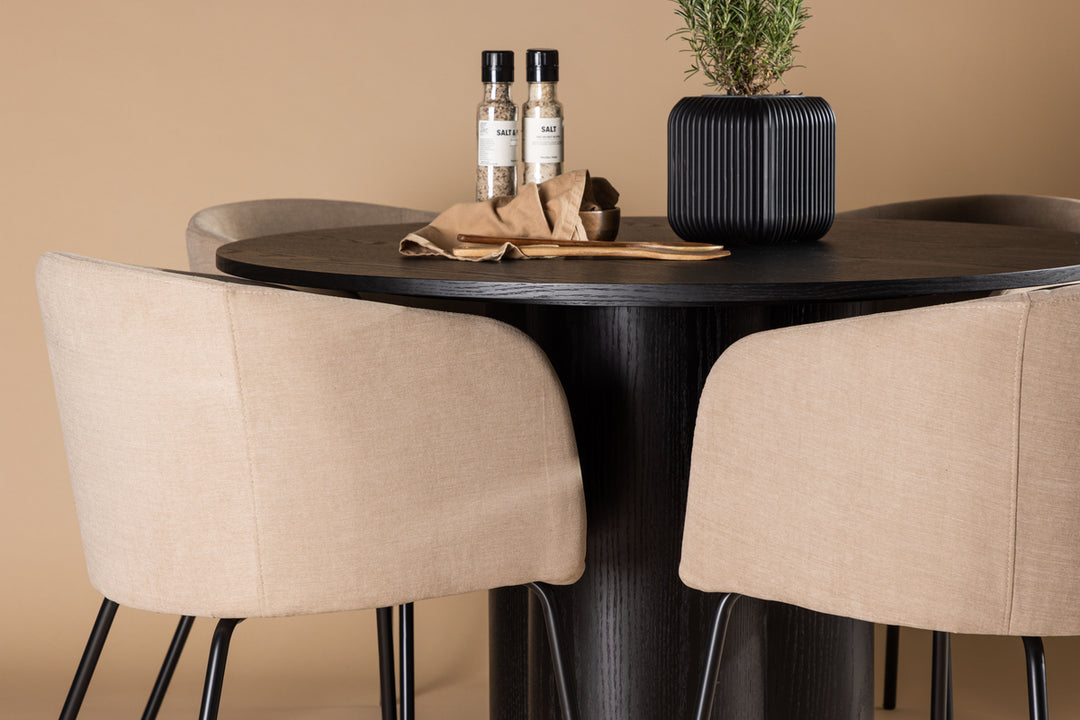 Berit & Olivia Matgrupp Beige/Svart