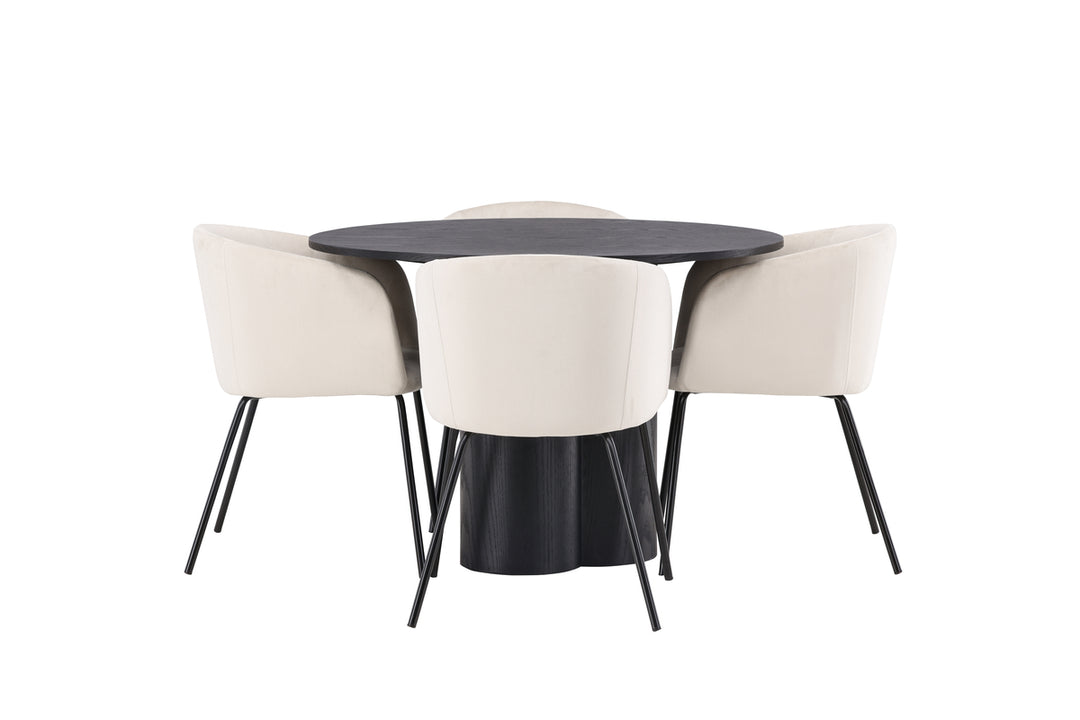 Berit & Olivia Matgrupp Beige/Svart