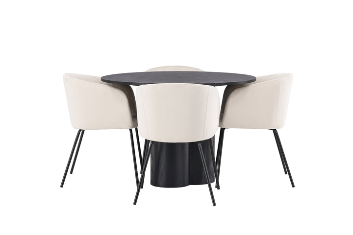 Berit & Olivia Matgrupp Beige/Svart