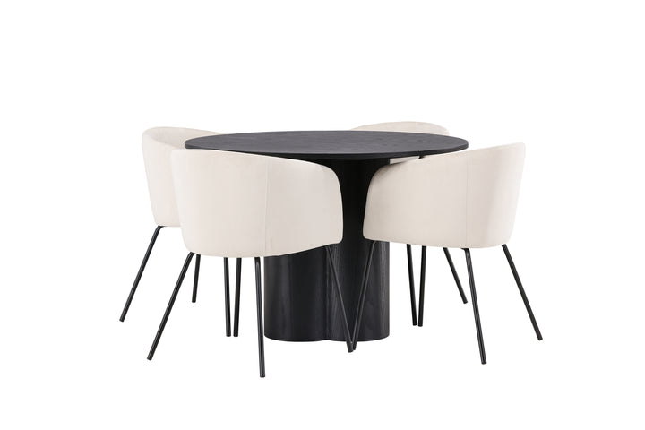 Berit & Olivia Matgrupp Beige/Svart