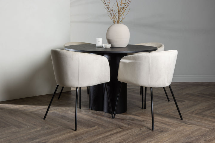 Berit & Olivia Matgrupp Beige/Svart