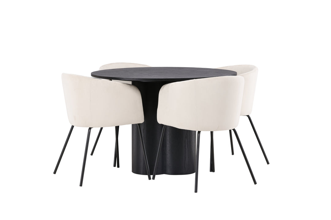 Berit & Olivia Matgrupp Beige/Svart