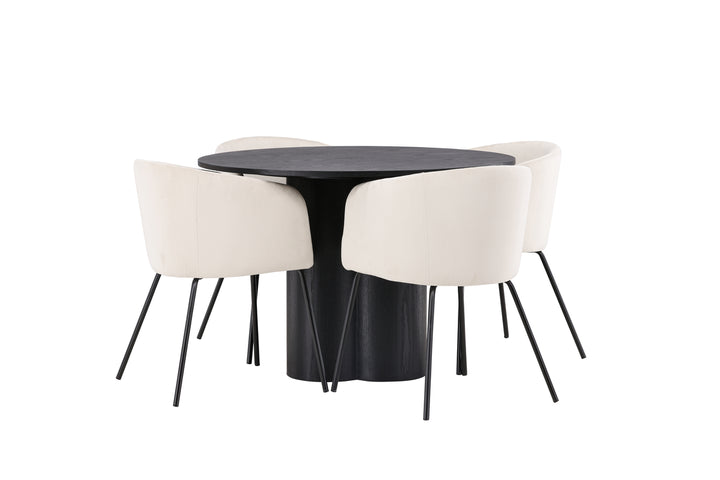 Berit & Olivia Matgrupp Beige/Svart