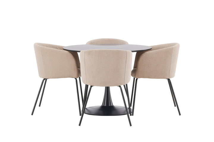 Berit & Glade Matgrupp Beige/Svart