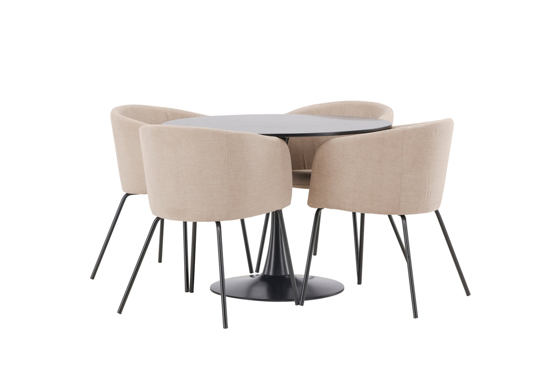 Berit & Glade Matgrupp Beige/Svart