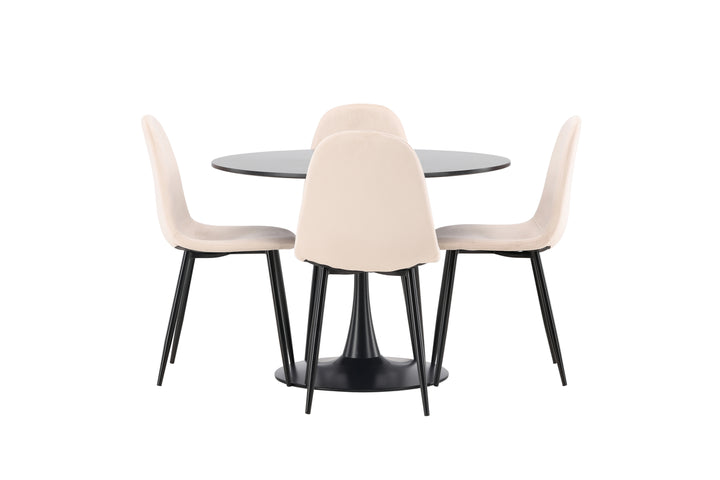 Polar & Glade Matgrupp Beige/Svart