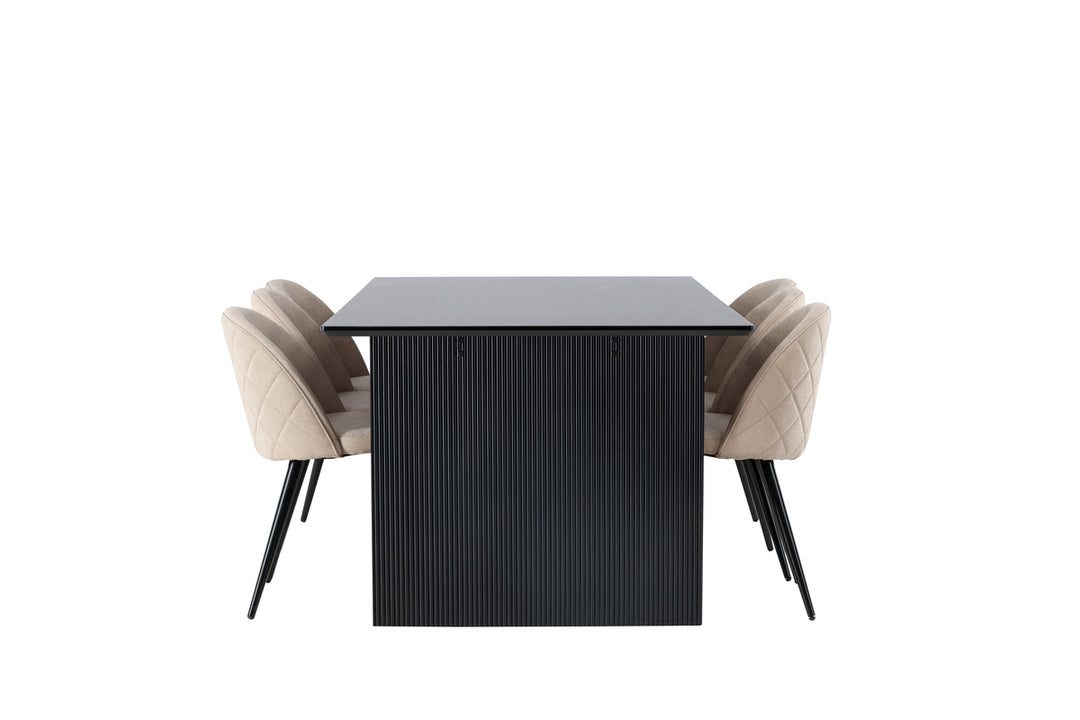 Velvet & Vail Matgrupp Beige/Svart