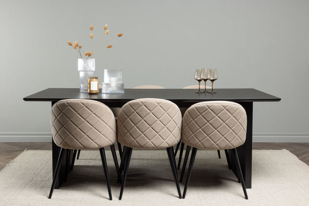Velvet & Vail Matgrupp Beige/Svart