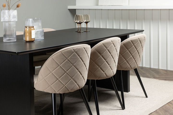 Velvet & Vail Matgrupp Beige/Svart