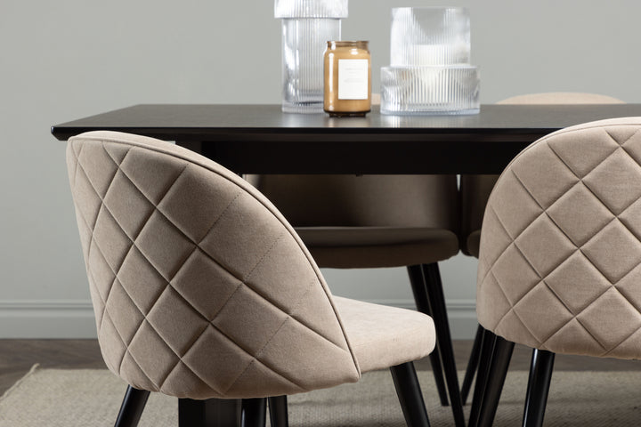 Velvet & Vail Matgrupp Beige/Svart