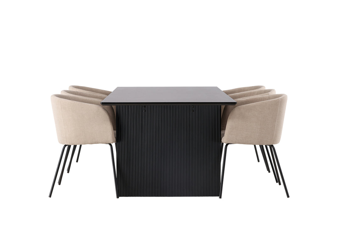 Berit & Vail Matgrupp Beige/Svart