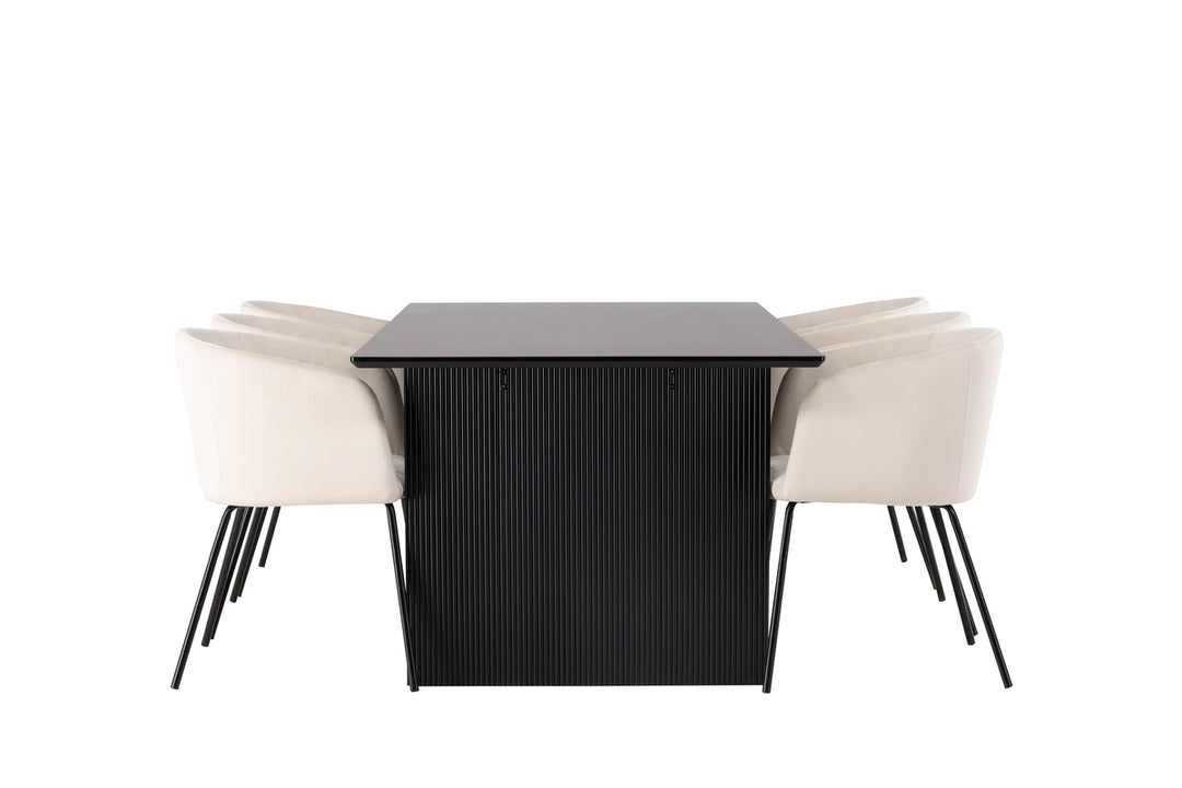 Berit & Vail Matgrupp Beige/Svart
