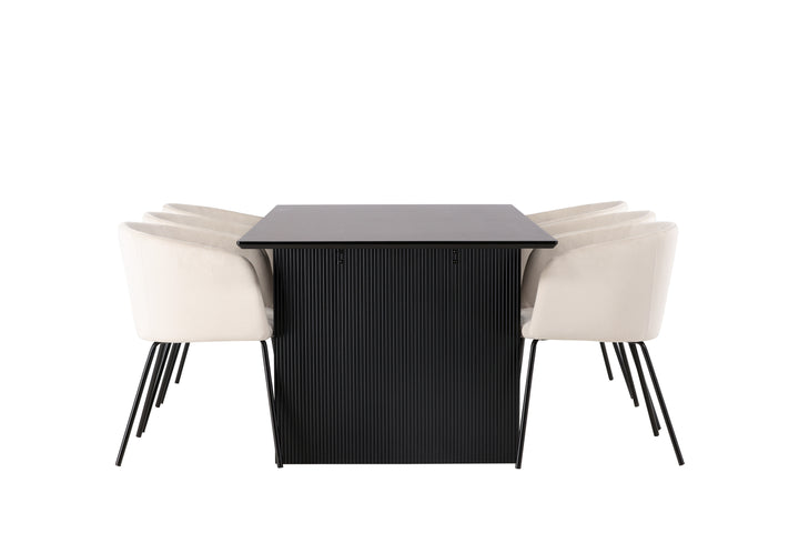 Berit & Vail Matgrupp Beige/Svart