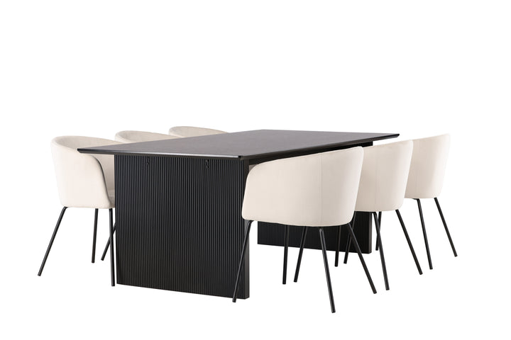 Berit & Vail Matgrupp Beige/Svart