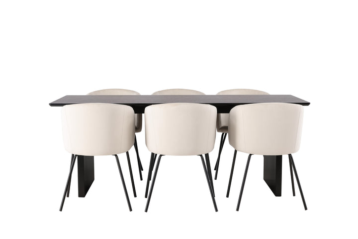 Berit & Vail Matgrupp Beige/Svart