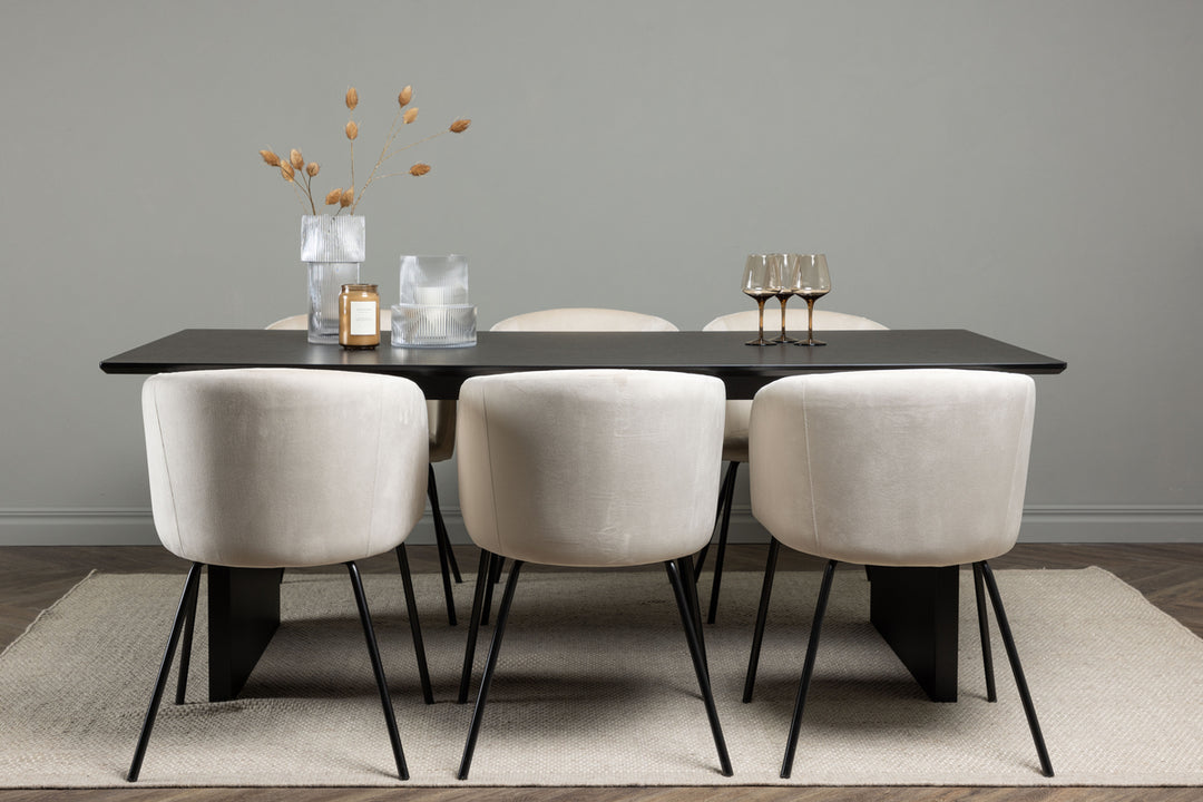 Berit & Vail Matgrupp Beige/Svart