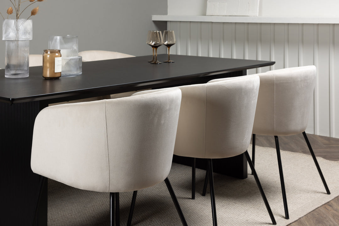 Berit & Vail Matgrupp Beige/Svart