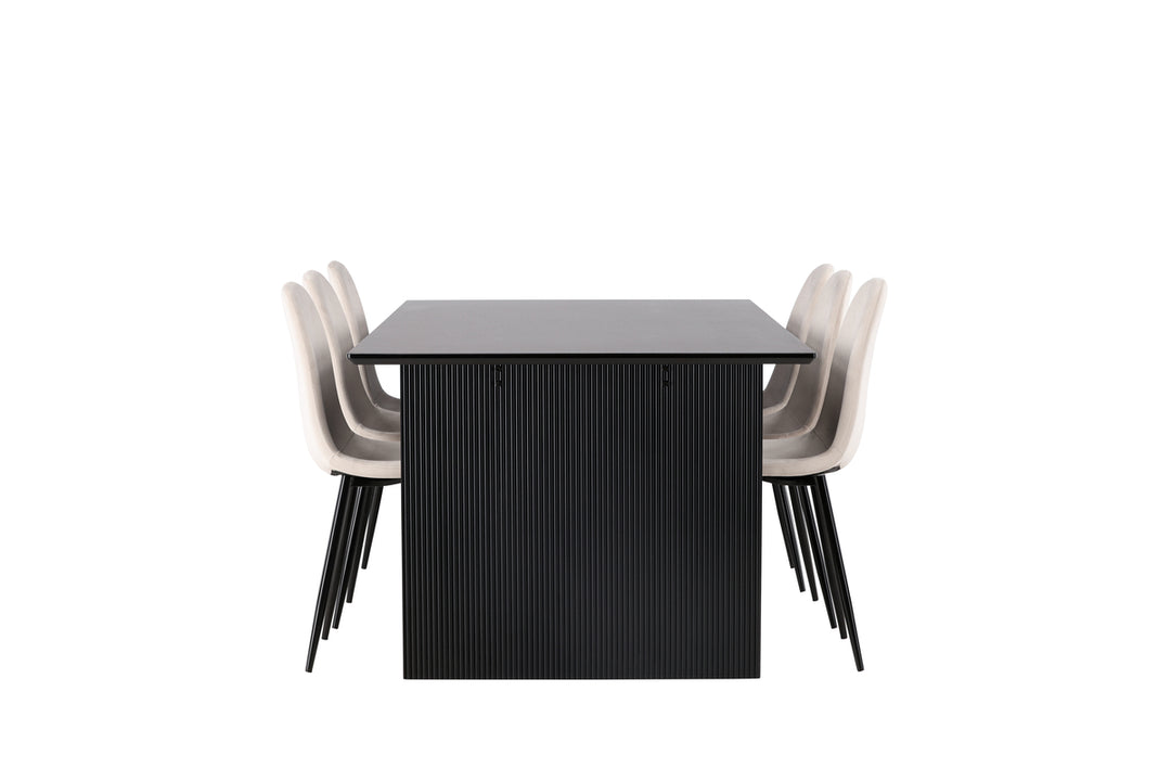 Polar & Vail Matgrupp Beige/Svart