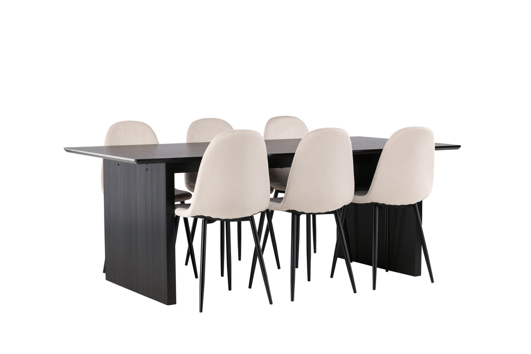 Polar & Vail Matgrupp Beige/Svart