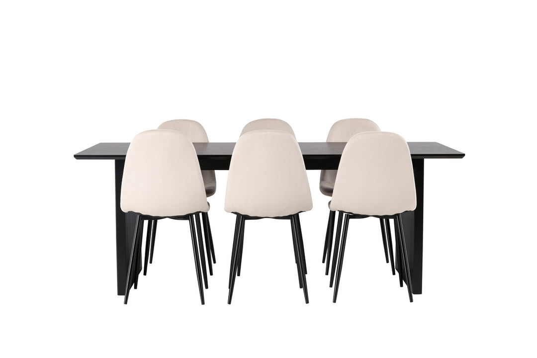 Polar & Vail Matgrupp Beige/Svart