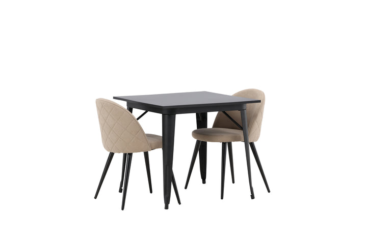 Velvet & Tempe Matgrupp Beige/Svart