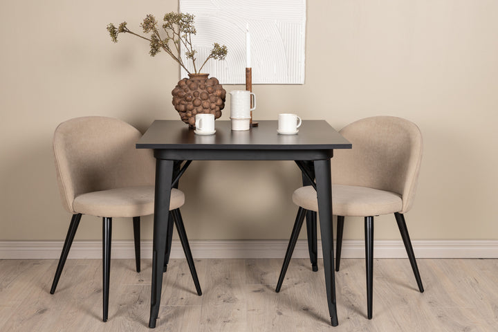 Velvet & Tempe Matgrupp Beige/Svart