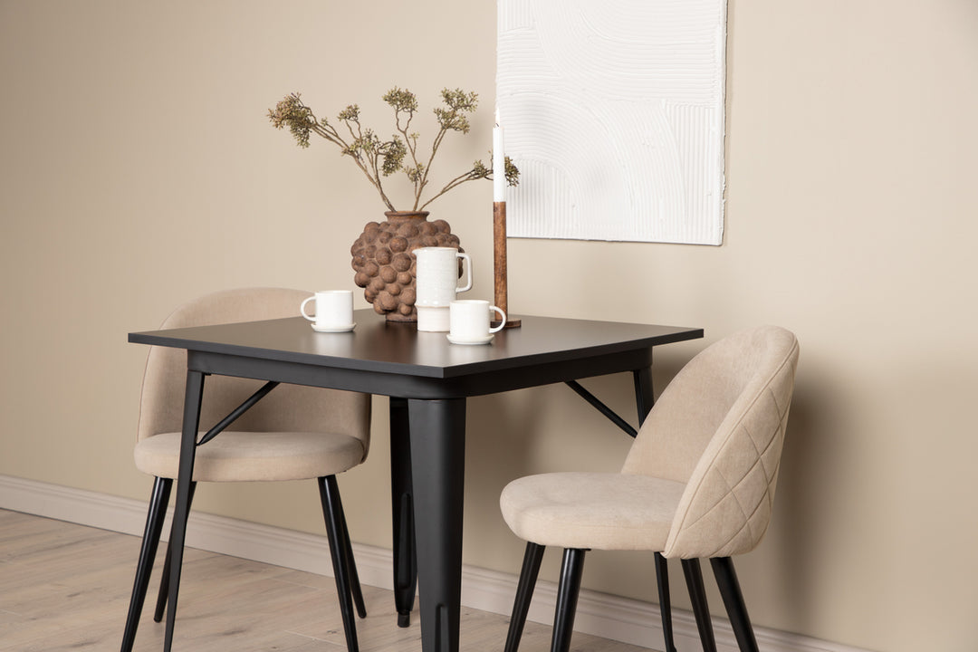 Velvet & Tempe Matgrupp Beige/Svart