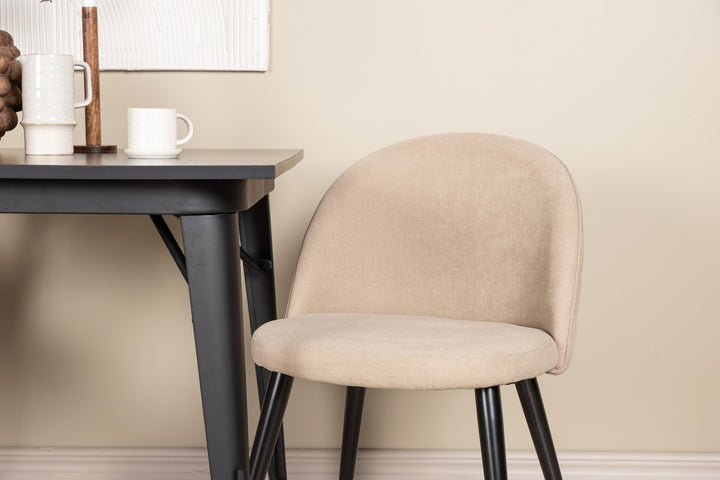 Velvet & Tempe Matgrupp Beige/Svart