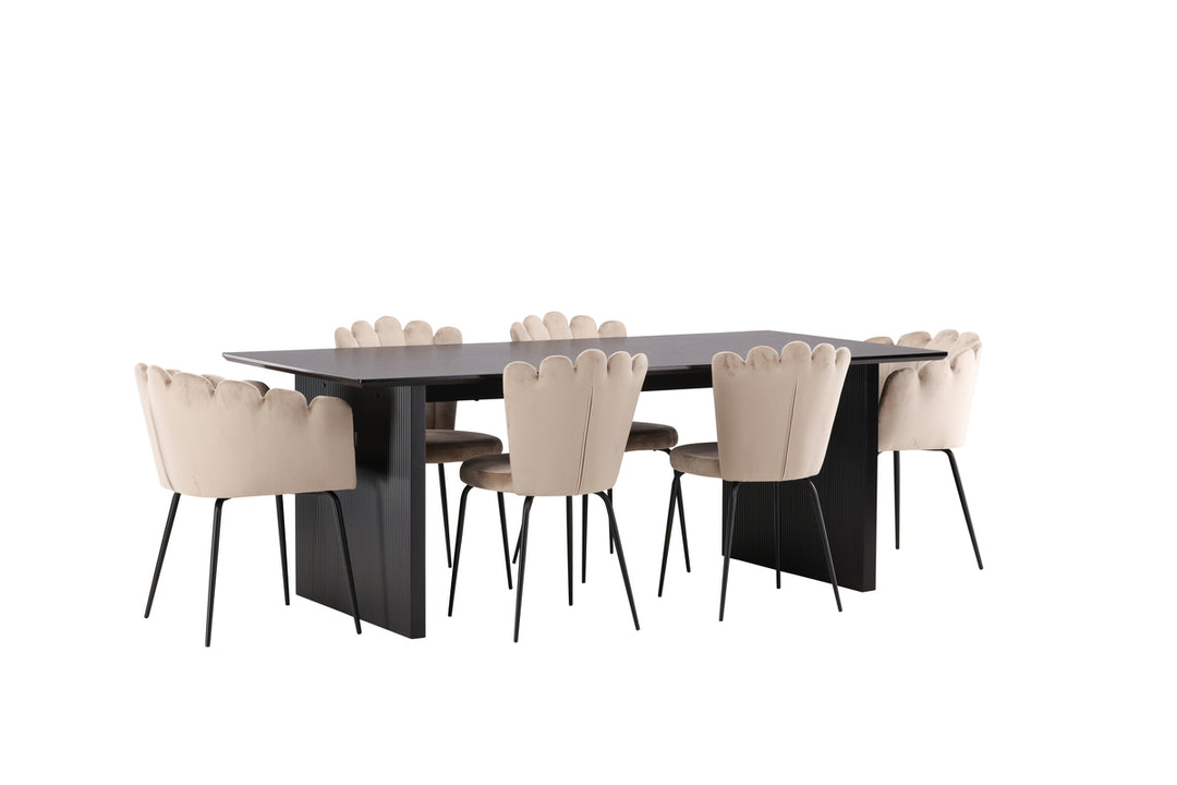 Limhamn & Vail Matgrupp Beige/Svart