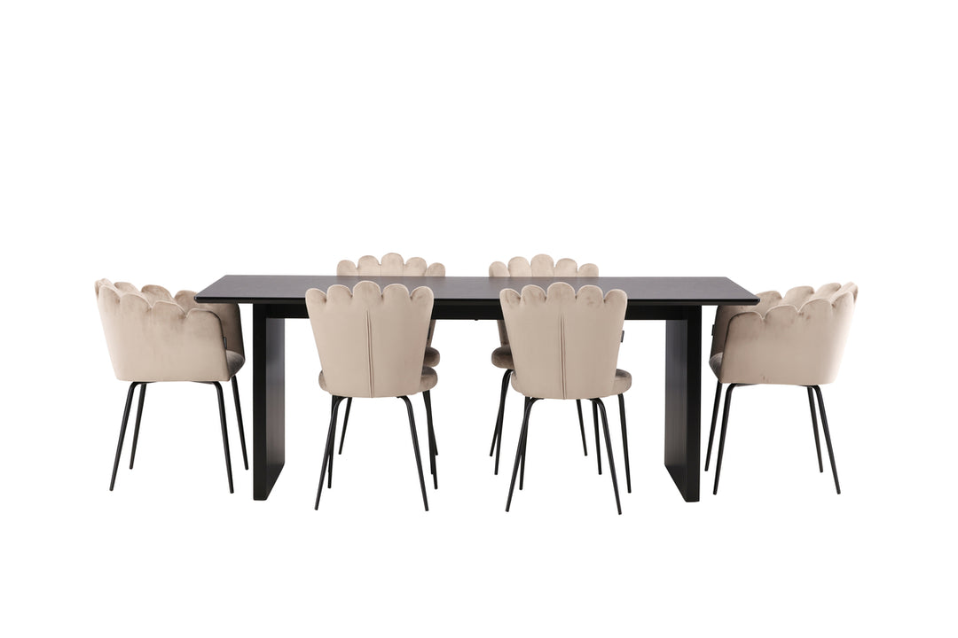 Limhamn & Vail Matgrupp Beige/Svart