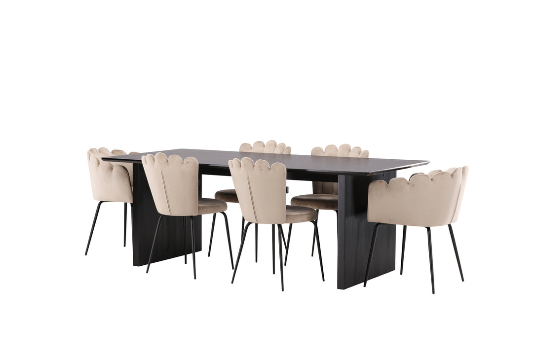 Limhamn & Vail Matgrupp Beige/Svart