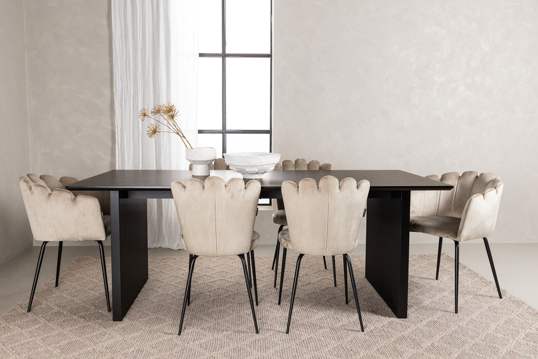 Limhamn & Vail Matgrupp Beige/Svart