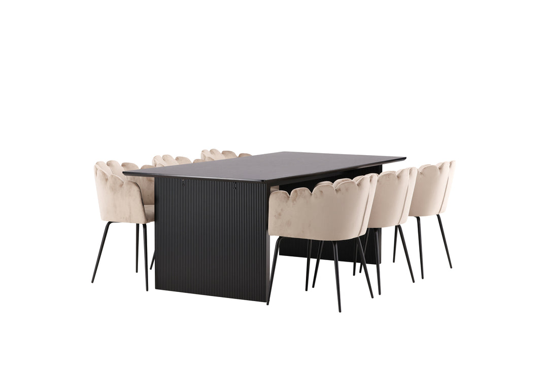 Limhamn & Vail Matgrupp Beige/Svart