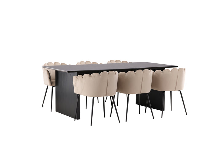 Limhamn & Vail Matgrupp Beige/Svart
