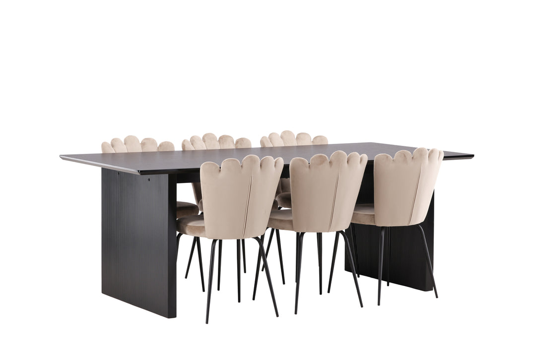 Limhamn & Vail Matgrupp Beige/Svart